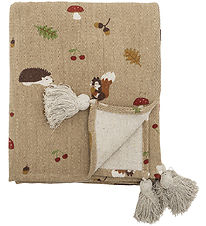 Bloomingville Blanket - Fall Blanket - Brown