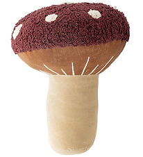 Bloomingville Cushion - Mushroom - 40x38 cm - Red