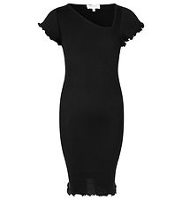 Rosemunde Kleid - Rib - Schwarz