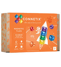 Connetix Magnetset - 42 Teile - Rainbow Quadratisch