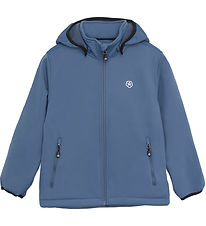 Color Kids Softshell-takki M. Fleece - Vintage Indigo