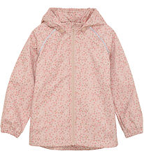 Minymo Softshelljacke - Peach Beige m. Blumen