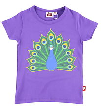 DYR T-shirt - Animalgrowl - Shy Purple Peacock