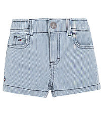 Tommy Hilfiger Shorts - Baby Striped - Jeansstreifen
