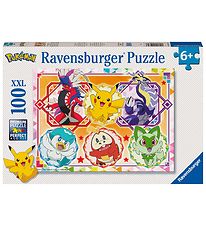 Ravensburger Pussel - 100 Delar - Pokémon