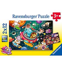 Ravensburger Jigsaw Puzzle - 2x12 Bricks - Animals In Space
