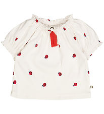 Msli T-shirt - Ladybird - Balsam Cream/Apple Utg
