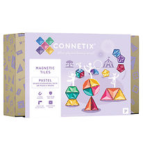 Connetix Magnetset - 48 Delar - Pastel Formexpansionspaket