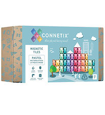 Connetix Jeu d'aimants - 24 Parties - Pastel Rectangle