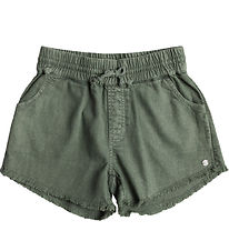 Roxy Shortsit - Luonnonkaunis reitti Twill - Agave Green