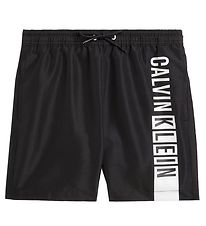 Calvin Klein Badeshorts - Medium+ Kordelzug - Schwarz