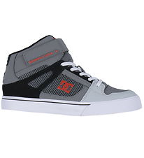 DC Shoes Shoe - Pure High-Top - Red/Heather Grey