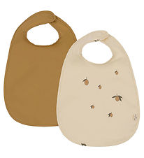 Konges Sløjd Bibs - PU - 2-Pack - Lemon