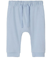 Name It Trousers - Cotton/Modal - NbmFanno M - Chambray Blue