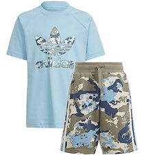 adidas Originals Shorts Set - Blau/Camouflage
