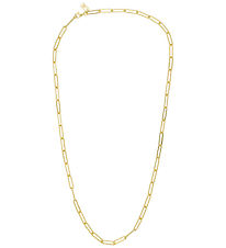 Design Letters Necklace - Chunky Square Link - Large - 45 cm - G