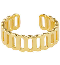 Design Letters Ring - Lien ensemble - Or