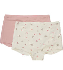 Minymo Shorty - 2 Pack - Viscose - Strawberry Ice av. Fraise