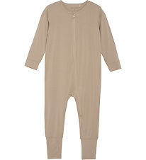 Minymo Pyjamasdrkt - Viskos - Helt enkelt Taupe