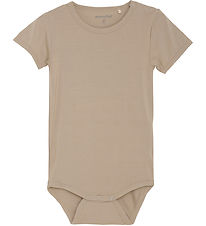 Minymo Justaucorps m/c - Viscose - Simplement Taupe