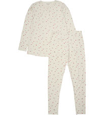 Minymo Ensemble de Pyjama - Viscose - Strawberry Ice av. Fraise