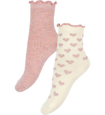 Minymo Socks - 2-Pack - Light Rose