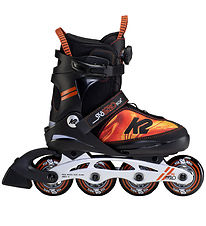 K2 Patins  Roulettes - Hero Boa Alu - Noir/Rouge/Orange