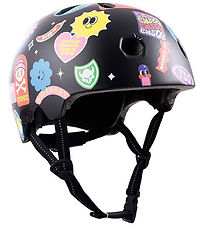 TSG Bicycle Helmet - Meta Graphic Design - Happy Sticker