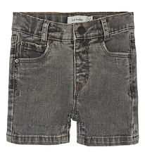 Lil' Atelier Stuttbuxur - NmmRyan - Light Grey Gallaefni