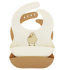 Konges Sljd Bibs - Silicone - 2-Pack - Duckling