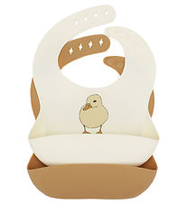 Konges Sljd Slabbetjes - Silicone - 2-pack - Duckling