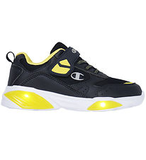 Champion Shoe w. Light - Wave B PS - White/Black/Yellow