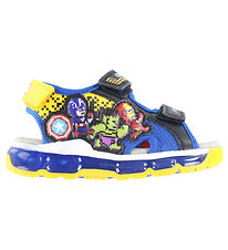Geox Sandals w. Light - Android - Black/Royal