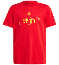 adidas Performance T-Shirt - Spanien - Rot/Gelb