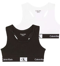 Calvin Klein Tops - 2-pack - Wit/zwart