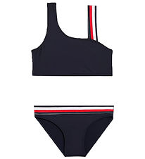 Tommy Hilfiger Bikini - Desert Lucht m. Logostrepen