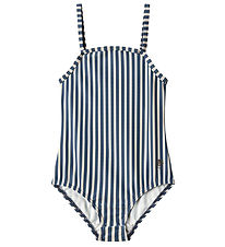 Wheat Swimsuit - Manon - Indigo Stripe