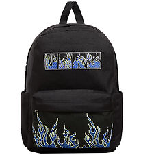 Vans Backpack - Old Skool Grom - Black w. Flames