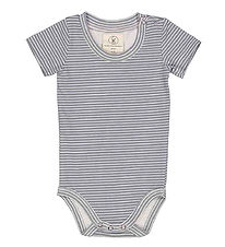 Gro Bodysuit s/s - Atlas - Warm White/Stripes