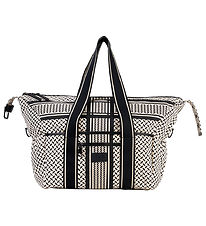 Lala Berlin Väska - Big Bag Muriel 2.0 - Heritage Stripe Black