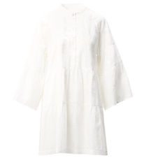 Lala Berlin Kleid - Delmar - Magie Garden Stickerei White
