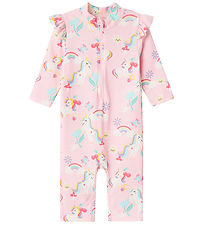 Name It Coverall Swimsuit - NmfZila - UV40+ - Parfait Pink