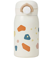 Fabelab Bouteille Thermos - 320 ml - Natural/Terrazzo