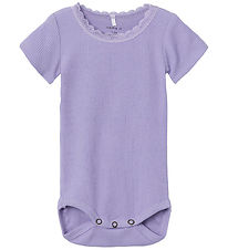 Name It s/s Bodysuit - Noos - NbfKab - Heirloom Lilac/Melange