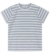 Hust and Claire T-shirt - HCArthur - Blue Fog Melange m. Rnder