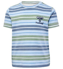 Hummel T-Shirt - hmlJan - Blue Brouillard