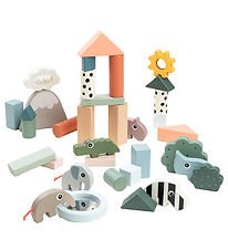 Done by Deer Building Blocks - 34 pcs - Deer Friends