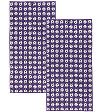 Smfolk Serviette - 2 Pack - 70 x 140 - Purple Heart
