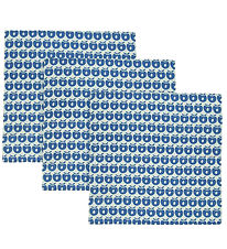 Småfolk Muslinfiltar - 3-pack - 79x79 - Blue Lolite