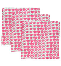 Småfolk Muslinfiltar - 3-pack - 79x79 - Carmine